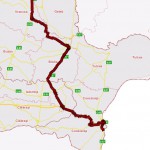 Detaliu traseu Eforie Nord - Suceava