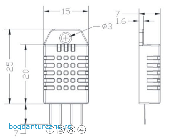 Senzori de temperatură și umiditate pentru Raspberry Pi