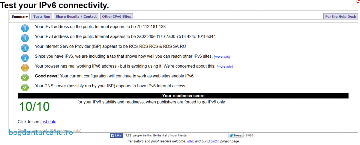 FreeBSD router – IPv6 de la RDS