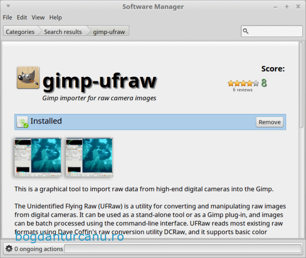 gimp-ufraw-software-manager