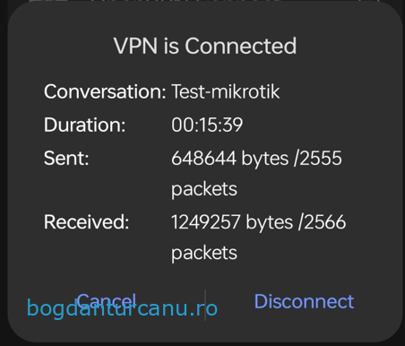 Mikrotik server VPN IPSec PSK – conectare client Android 13