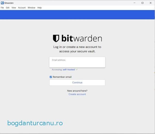 Manager de parole - Vaultwarden pe server propriu